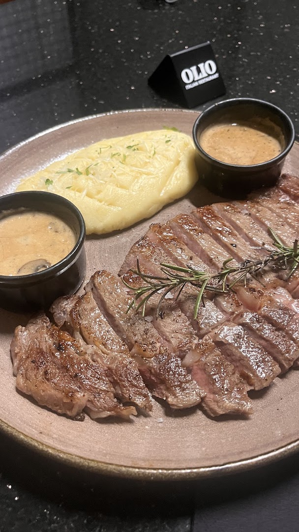 A main course photographed at Olio